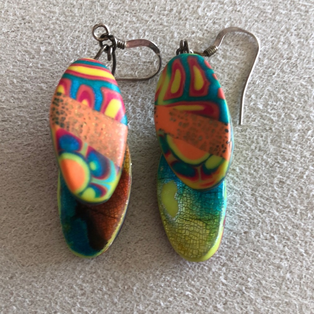 Fun earrings handcrafted in Puerto Vallarta